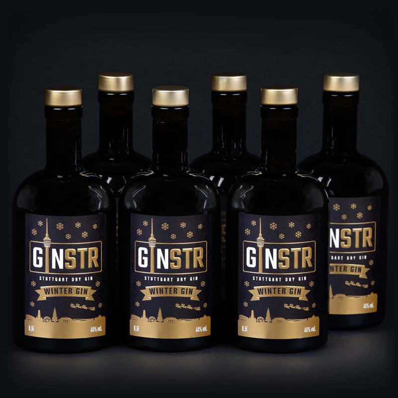 Six bottles of GINSTR - Winter Gin (6 x 0,5l)