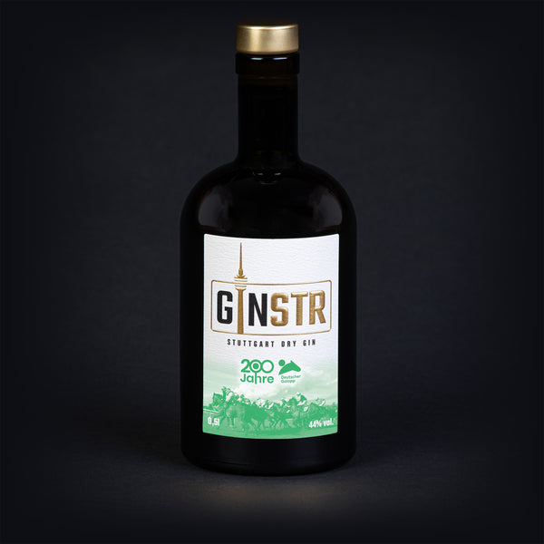 GINSTR - Stuttgart Dry Gin – die limitierte "200 Jahre" Deutscher Galopp Edition